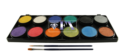 DFX  12 Colour Metallic Palette (12x10g)