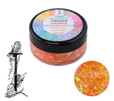 Essential Glitter Balm- Frozen Orange