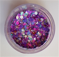 Essential Glitter Balm- Purple Petals