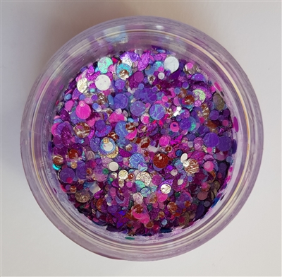 Essential Glitter Balm- Purple Petals