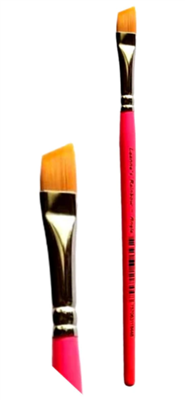 Leanne's Rainbow Face Painting Brush- 3/8 inch angle