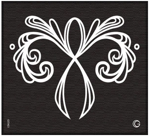 Lacy Ribbon HD Stencil