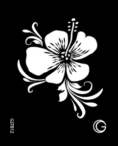 Hibiscus HD Stencil