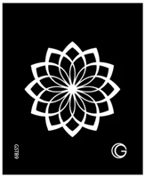 Geo Flower HD Stencil