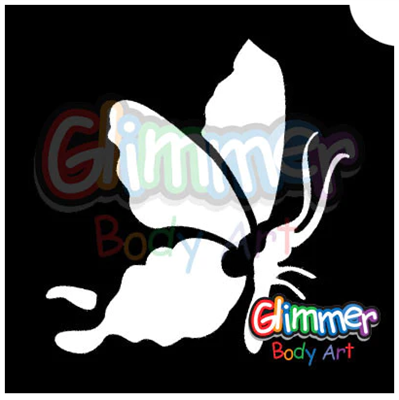 Glimmer Butterfly Stencil 4