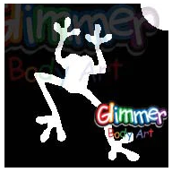 Glimmer Frog Stencil