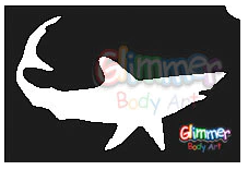 Glimmer Shark Stencil