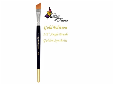 Natalie Davies Gold Edition Brush-- 1/2 inch angled