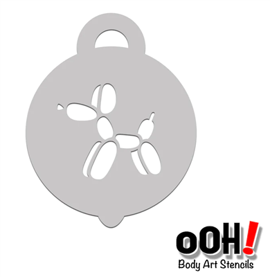 OOH! Balloon Dog Petite Stencil