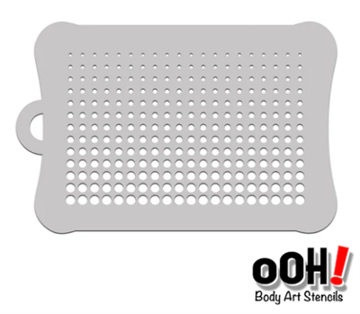 OOH! Circle Halftone Stencil