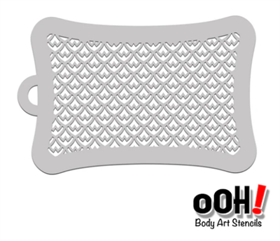 OOH! Dragon Scale Texture Stencil