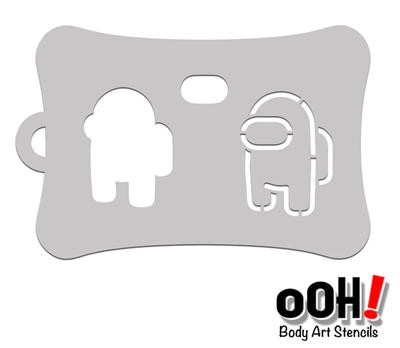 OOH! Little Astronaut Airbrush Stencil