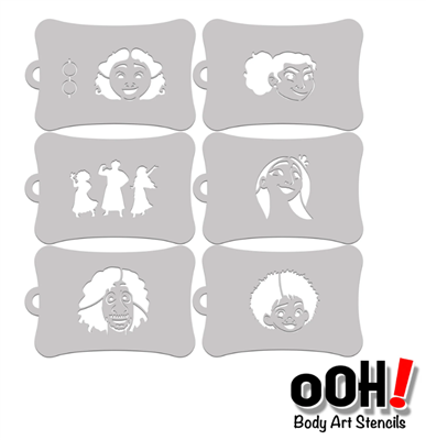 OOH! Magic Family Stencil Set