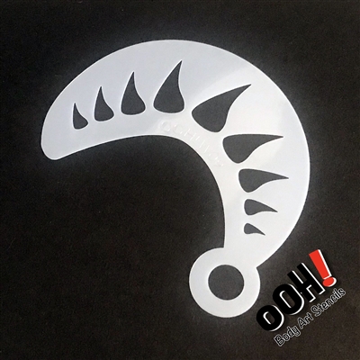 OOH! Monster Horn Wrap Stencil