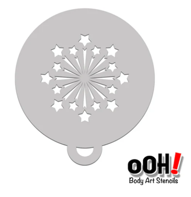 OOH! Starry Fireworks Flip Stencil