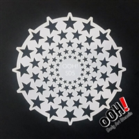 OOH! Stars Sphere Wrap Stencil