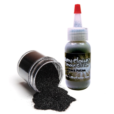 Mama Clown Black Potion Glitter-- 1 oz poofer