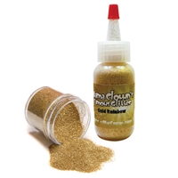 Mama Clown Glitter Gold Rainbow-- 1 oz jar