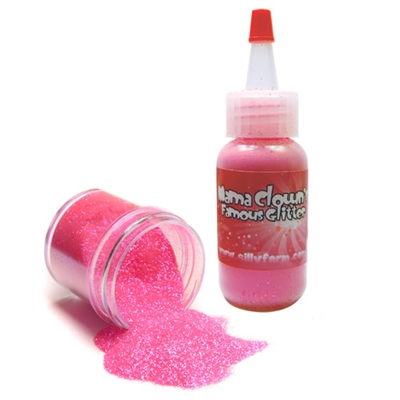 Mama Clown Glitter Hot Pixie Pink-- 1 oz jar