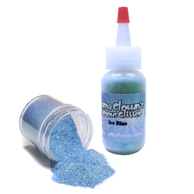 Mama Clown Ice Blue Glitter-- 1 oz poofer