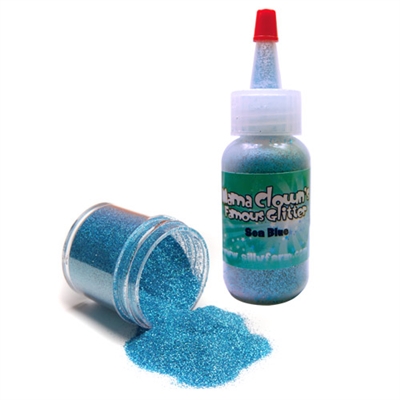 Mama Clown Glitter Sea Blue-- 1 oz jar