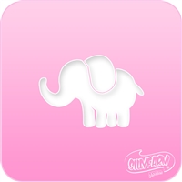 Elephant Pink Power Stencil