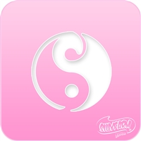 Yin & Yang Pink Power Stencil