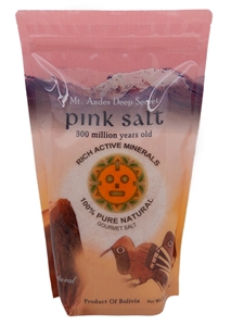 KFPF-1K All natural, unrefined, and alkalizing, mineral-rich tasty Andes Pink Salt