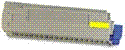 OKI DATA MC860 YELLOW TONER CARTRIDGE (COMP)(44059213)