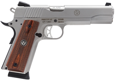 Ruger Sr1911, 45 ACP, 8+1, Low Glare Stainless