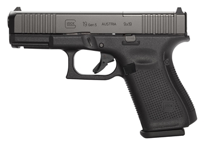 GLOCK 19 GEN5 MOS 9MM 15RD BLACK