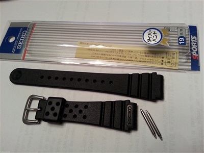 19mm SEIKO genuine rubber dive strap DAL3AB JDM