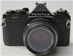 PENTAX MV SLR FILM CAMERA WITH 50MM F2 LENS USED