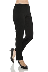 Side Zip, No Waist Band Tapered Ankle Pant Style 1001