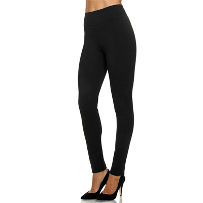 High-Waist Stretch Ponte Knit Legging