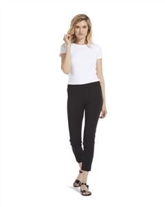 'Zoe' Crepe Skinny Pull-On Pant