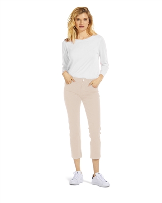 'Chelsea' Cropped Skinny Jeans | Sand