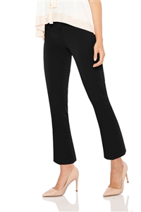 'Betty' Cropped Flare Jeans | Black