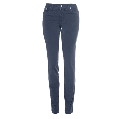 Cotton Twill Stretch Slim-Fit Jeans | Iris