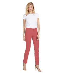 Cotton Twill Stretch Slim-Fit Jeans | Mellow Coral