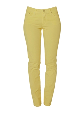 Cotton Twill Stretch Slim-Fit Jeans | Spring Pear