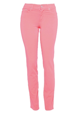 Cotton Twill Stretch Slim-Fit Jeans | Raspberry Sherbet