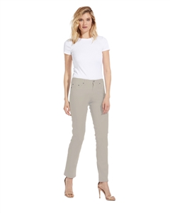 Cotton Twill Stretch Slim-Fit Jeans | Silvery