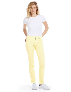 Cotton Twill Stretch Slim-Fit Jeans | Citrine