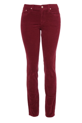 Slim-Fit Stretch Corduroy | Wine