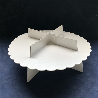 Footed Round Tray