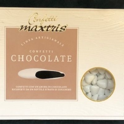 Confetti MAXTRIS CIOCCOLATO CUORICINI PICCOLI BIANCHI : :  Alimentari e cura della casa