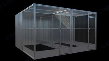 Outdoor Bird Aviary Galvanized