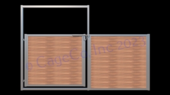 2" x 2" Horse Corral Intermediate Gate:  138"W x 5'H