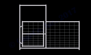 Hog Pen Bow Gate Panel